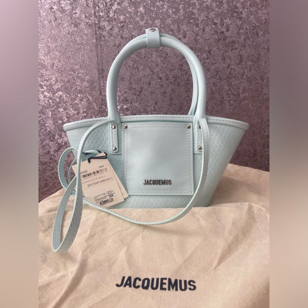 Jacquemus Le petit panier soli cuir’ tote